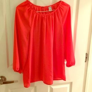 Three quarter sleeve blouse